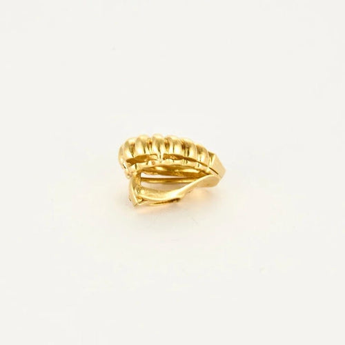 Boucles d'oreilles Boucles d'oreilles or jaune et diamants 58 Facettes FON1942