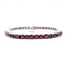 Bracelet Bracelet Tennis or blanc serti de rubis 58 Facettes