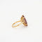 Bague 46 Bague Or jaune, quartz rose 58 Facettes