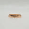 Bague 59 Alliance or rose 18 carats 58 Facettes