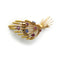Broche Broche Gerbe de Blé - MELLERIO 58 Facettes 250075R