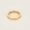 Bague 57.5 Bague jonc en or jaune et diamant princesse 58 Facettes ANG1011
