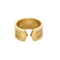 Bague 57 Cartier Bague C de Cartier en Or jaune 18k 58 Facettes GU292-1