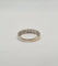 Bague 49 Alliance or blanc sertie de diamants naturels 58 Facettes