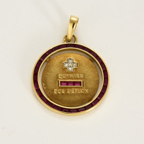 Pendentif Augis Pendant en Or jaune 18k 58 Facettes CHA1487