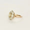 Bague 51 Bague Marguerite en or jaune 18k et diamants 58 Facettes LJ 25-301