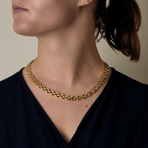 Collier Cartier - Collier Maille Panthère Or jaune 58 Facettes DIE1734
