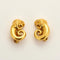 Boucles d'oreilles Zolotas - Clips d'oreilles tête de bélier en or jaune 22k 58 Facettes LJ11