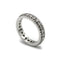 Bague 53.5 Alliance - Or blanc, Platine & Diamants 58 Facettes 250323R