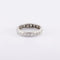 Bague 51 / Blanc/Gris / Or 750‰ Alliance américaine Diamants 1.32 carats 58 Facettes 220518R