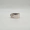 Bague 54 Bague or blanc sertie de diamants 58 Facettes