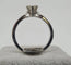 Bague 52 Bague solitaire en Or Blanc, diamants 58 Facettes