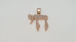 Pendentif Pendentif HAI-La Vie en Or Rose, diamants 58 Facettes