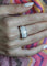 Bague 57 Bague Or blanc et Diamants 58 Facettes RNG2115