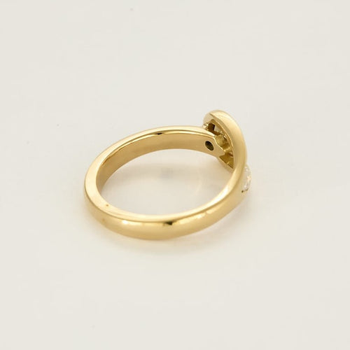 Bague 52.5 Bague en Or jaune 18k Diamant 58 Facettes DRE1847X2