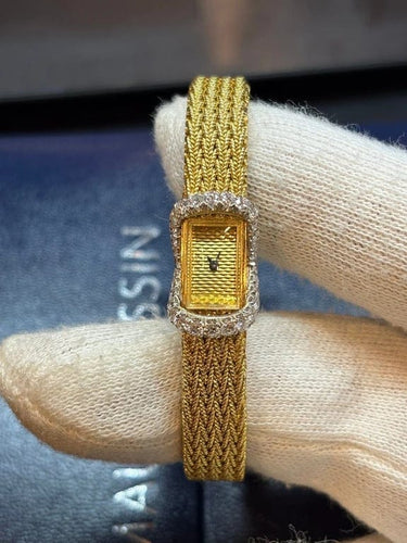 Montre Vacheron Constantin - Montre dame en or jaune et diamants 58 Facettes