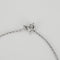 Bracelet Bracelet or blanc 3 diamants 58 Facettes