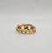 Bague 54.5 Bague or jaune 18 carats sertie de diamants 58 Facettes