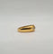 Bague 50 Bague or jaune sertie de diamants et d’un saphir 58 Facettes