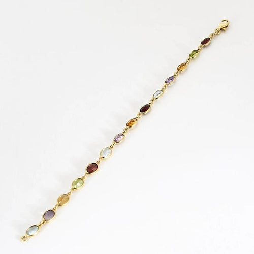 Bracelet Bracelet en Or jaune et pierres fines de couleurs 58 Facettes CHAL0749X6