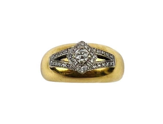 Bague 53 Bague 2 Ors Diamant 58 Facettes 20400000751