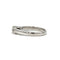 Bague 53 Solitaire or blanc diamant 0,37 carat 58 Facettes 170112R