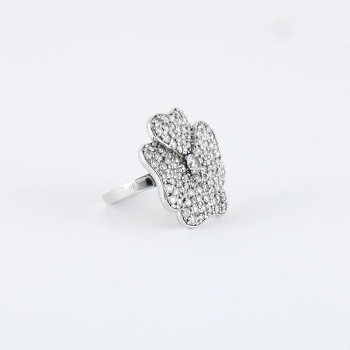 Bague 47 Bague Fleur Diamants 58 Facettes
