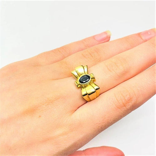Bague 57 Bague Noeud Or Saphir 58 Facettes 20400000618