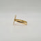 Bague 52.5 Bague papillon or jaune 58 Facettes