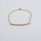 Bracelet Bracelet or rose barrette de diamants 58 Facettes
