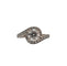 Bague 47 Bague or blanc diamants naturels 58 Facettes