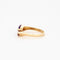 Bague 55 Bague Toi et Moi en or jaune 18k et améthyste, tourmaline 58 Facettes AB53