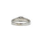 Bague 53 Solitaire or blanc diamant 0,37 carat 58 Facettes 170112R