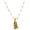Collier Lapponia Island King - Collier en or jaune et blanc 14 carats 58 Facettes 1507