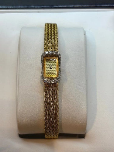 Montre Vacheron Constantin - Montre dame en or jaune et diamants 58 Facettes