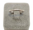 Bague 50 Bague en platine et or blanc 18 carats 58 Facettes