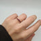 Bague 51 Bague or jaune 18 carats sertie de rubis 58 Facettes