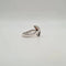 Bague 54 Bague étoile or blanc sertie de diamants 58 Facettes