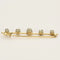 Broche Broche barrette en or jaune et gris et diamants 58 Facettes DADB-02