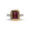 Bague 51 Bague - Or, Rubellite & Diamants 58 Facettes 240206R