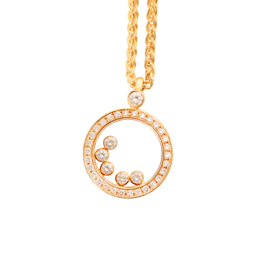 Collier Chopard Happy Diamonds - Collier en or 18 carats et diamants 0,66 ct 58 Facettes 3289