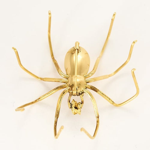Broche Broche en or jaune à motif d'araignée 58 Facettes ANG0995