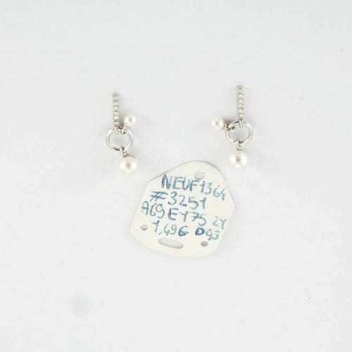 Boucles d'oreilles Boucles d'oreilles diamants & perle 58 Facettes