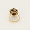 Bague 55 Bague marguerite en or jaune et grenats almandins. 58 Facettes PER0454