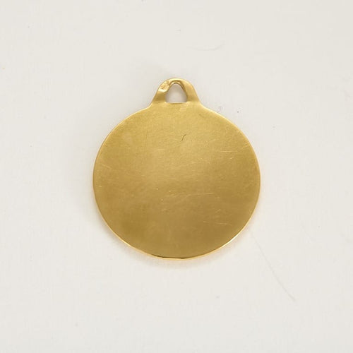 Pendentif Augis - Médaille sentimentale en or jaune 58 Facettes HOU5747