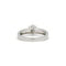 Bague 50 Solitaire or blanc diamant 58 Facettes 220463R