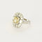 Bague 54 Bague - Chaton octogonal en or blanc 18k et diamants 58 Facettes LJ-100