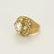 Bague 51 Bague en platine, or jaune et diamants 58 Facettes B250699