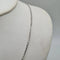 Collier Chaine or blanc 18 carats 58 Facettes