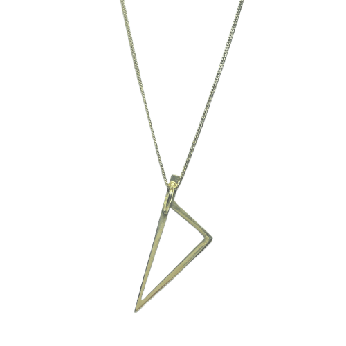 Pendentif Pendentif Corse triangle ouvert en or jaune 18 carats 2,4 g 58 Facettes 250006